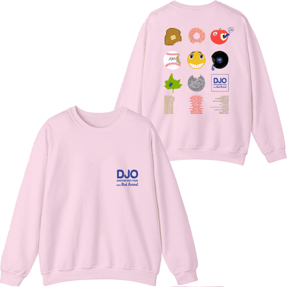 Djo Merch Another Bite Tour Crewneck Sweatshirt Fashion Unisex Men Women Long Sleeve