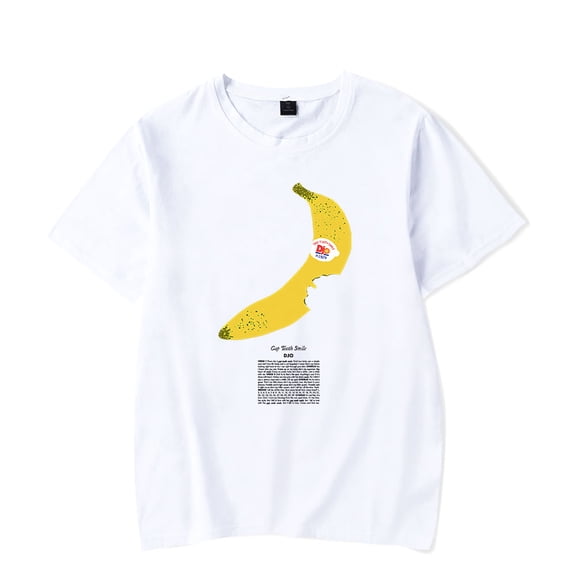 Djo Merch Banana Bite T-Shirt Tour Album Short Sleeve Unisex Clothing For Summer
