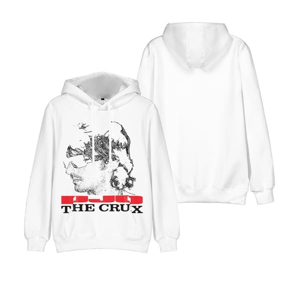 Djo Merch Crux Face Hoodie Fashion Unisex Men Women Long Sleeve Rapper Pullover Tops