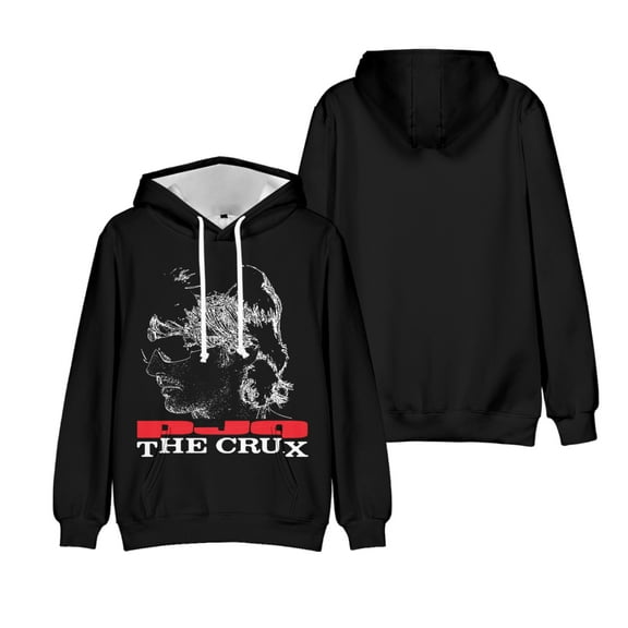 Djo Merch Crux Face Hoodie Fashion Unisex Men Women Long Sleeve Rapper Pullover Tops