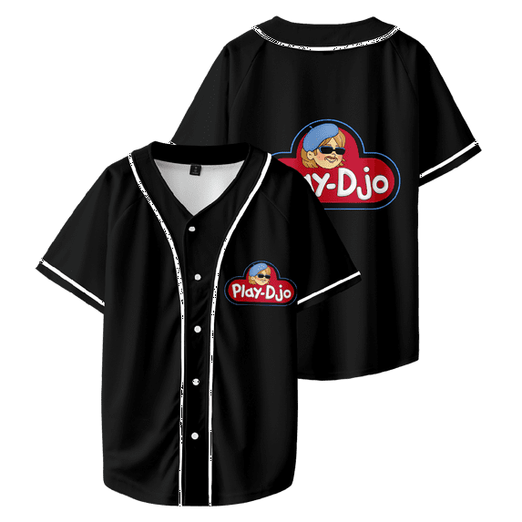 Djo Merch Play Logos Baseball Shirt Fashion Short Sleeve Casual Shirts