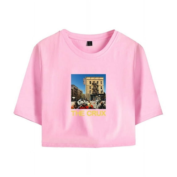 Djo Merch The Crux Crop Top Fashion Graphic T-shirt Women Girl Short Sleeve