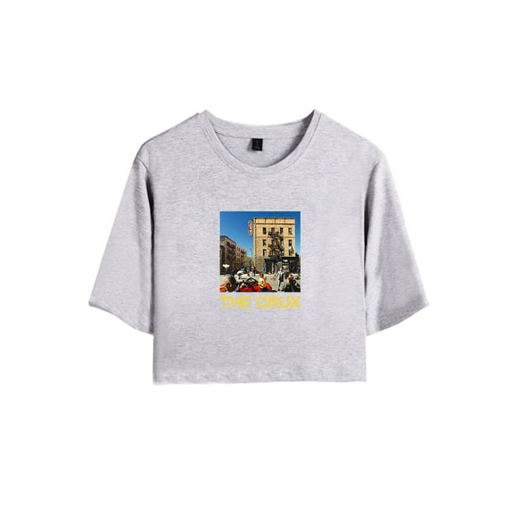 Djo Merch The Crux Crop Top Fashion Graphic T-shirt Women Girl Short Sleeve