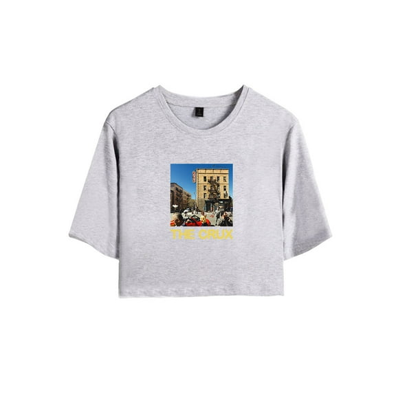 Djo Merch The Crux Crop Top Fashion Graphic T-shirt Women Girl Short Sleeve