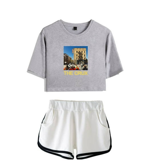 Djo Merch The Crux Crop Top Fashion T-shirt Women Girl Short Sleeve Graphic Suits