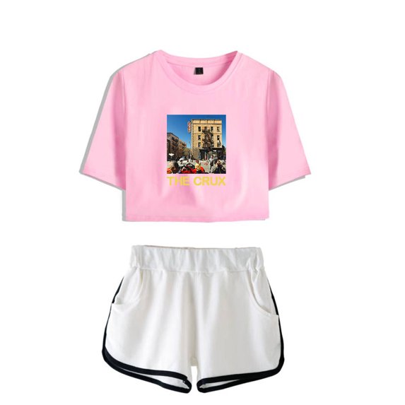 Djo Merch The Crux Crop Top Fashion T-shirt Women Girl Short Sleeve Graphic Suits