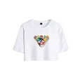 thumbnail image 1 of Djo Merch Time To Decide Crop Top Fashion Graphic T-shirt Women Girl Short Sleeve, 1 of 2
