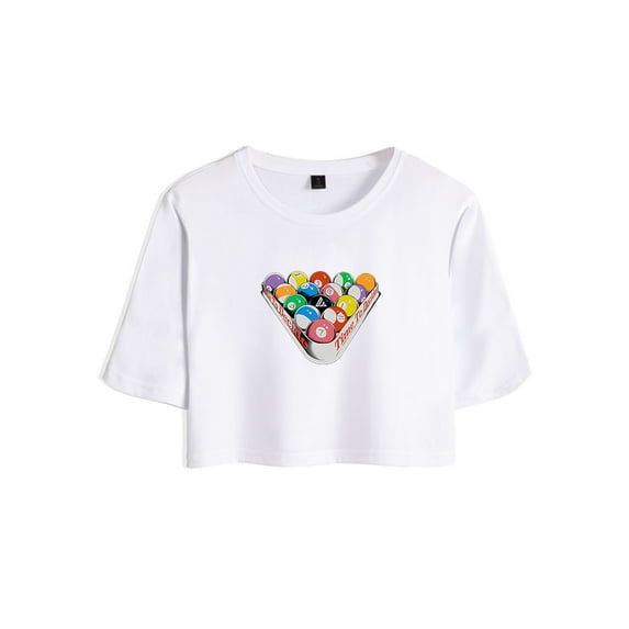 Djo Merch Time To Decide Crop Top Fashion Graphic T-shirt Women Girl Short Sleeve