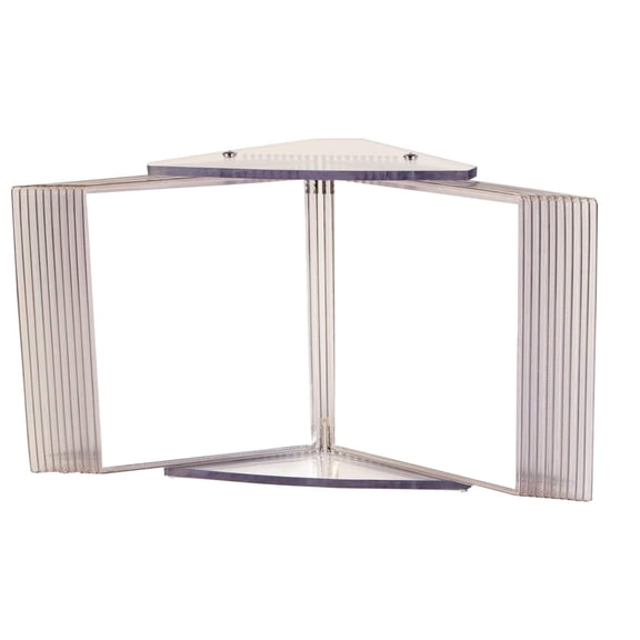 Djois Acrylic Desktop Reference & Display System, Letter-Size, 20 Pockets, Clear