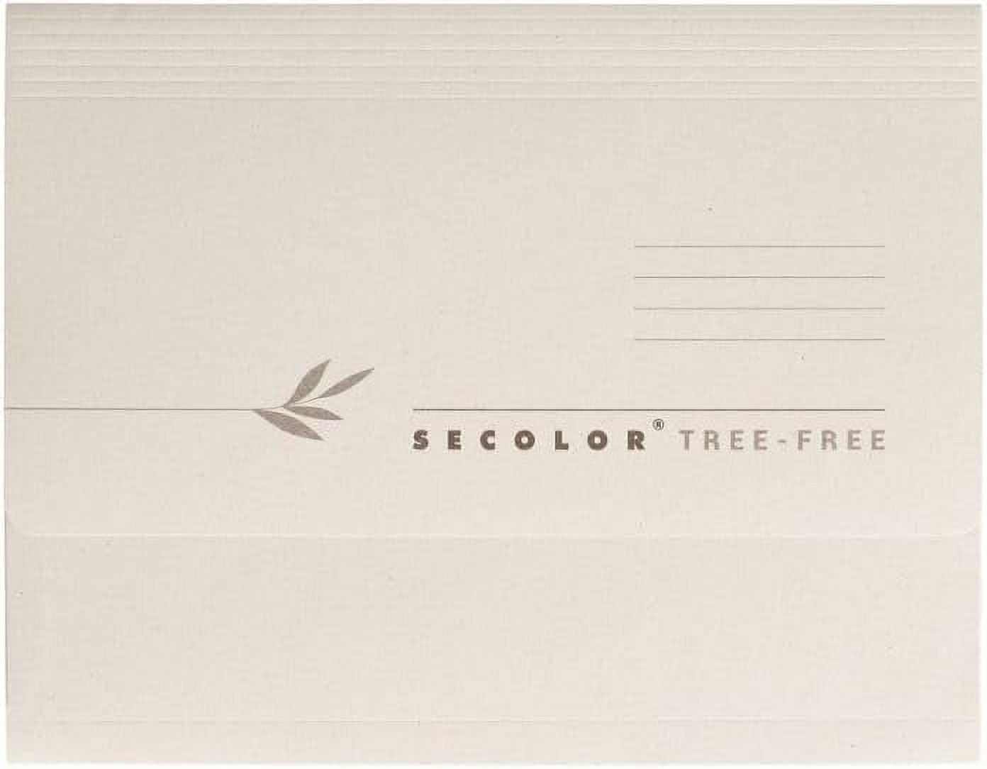 Djois by Jalema® Sustainable Tree-Free Pocket Folders, Natural Beige, 60-Sheet Capacity, 10 inches by 11-5/8 inches, 30 Each (3923311)