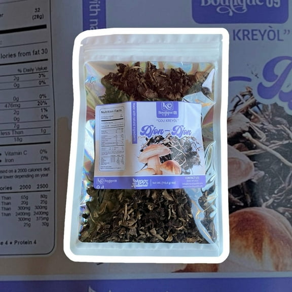 Djondjon Haitian Dried Mushroom, 100% Natural, Small Pack