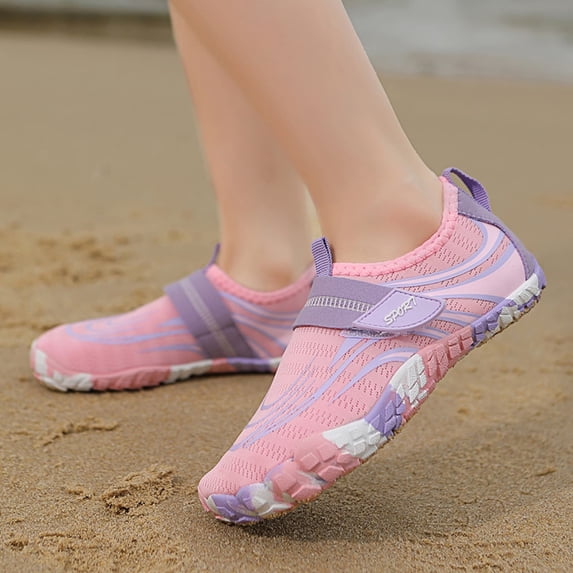 Djtdsds Kids Breathable Water Shoes Adjustable Strap Non- Aqua Socks Size:3