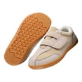 thumbnail image 1 of Djtdsds Kids Mesh and Suede Hook and Loop Casual Sneakers with Non- Gum Sole Size:4-5 Years, 1 of 5