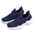 thumbnail image 1 of Djtdsds Kids Solid Color Knit Slip-On Sneakers Breathable Lightweight Casual Running Shoes Size:12.5-13 Years, 1 of 6