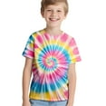 thumbnail image 1 of Djtdsds Kids Tie Dye T Shirt Spiral Tee Casual Short Sleeve Shirt Size:8-9 Years, 1 of 3