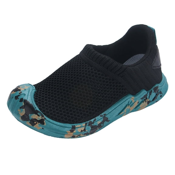 Djtdsds Kids Water Shoes Breathable Mesh Non- Aqua Socks Size:5.5Y