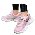 thumbnail image 1 of Djtdsds Toddler Girls Mesh Walking Shoes Lightweight Breathable Casual Sneakers with Cute Character Design Size:9.5-10 Years, 1 of 9