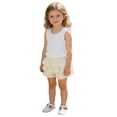 thumbnail image 1 of Djtdsds Toddler Girls Ruffle Tank Top Back Ribbed Sleeveless Shirt Size:2-3 Years, 1 of 4