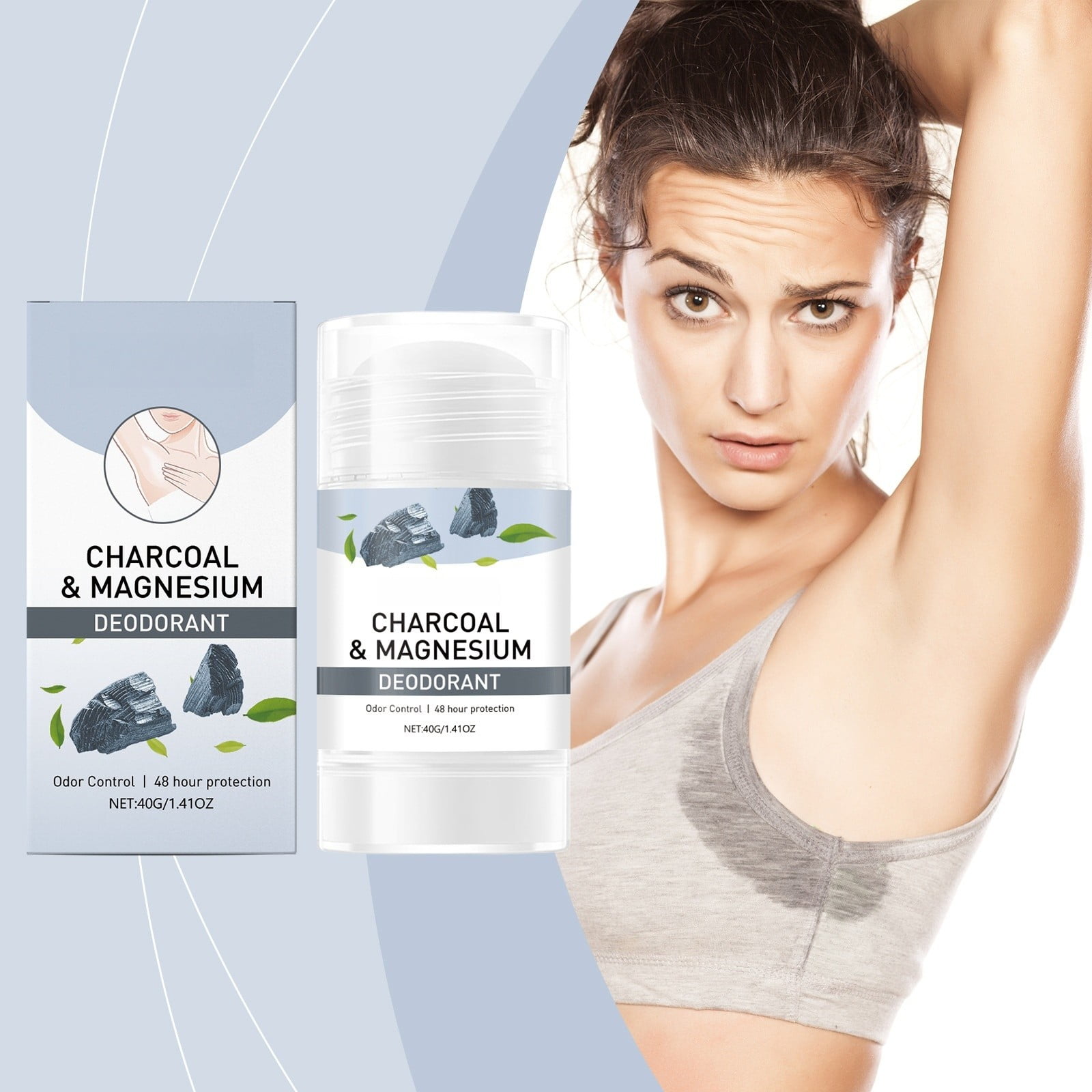 Djtdsds Underarm Refreshing Care Stick Mildly Sweat Controls Sweat Odor ...