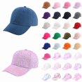 thumbnail image 1 of Djtdsds kids Hats Solid Color Baseball Cap Solid Color Adjustable Cotton Sun Hat for Boys and Girls Size:5-8 Years, 1 of 4