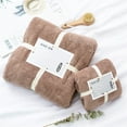 thumbnail image 1 of Djunllk 2 Piece Towel Set Absorbent & Quicker to Dry, Lighter Weight, Soft Towels for Bathroom Hotel Pool, 1 Bath Towels 1 Hand Towel, 1 of 3