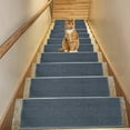 thumbnail image 1 of Djunllk 4 Pcs Stair Treads - Non Slip Carpet Stair Treads for Wooden Steps, Self-Adhesive Dirt & Wear Resistant, Rubber Backing Stair Runner for Kids Pets Elderly, 29 x 7 inch, 1 of 6