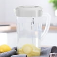 thumbnail image 1 of Djunllk 44 oz 1.3 Liter Pitcher with Lid & Handle Large Water Jug for Ice Tea Cold Water Juice Containers for Coffee Juice and Homemade Beverage, 1 of 8