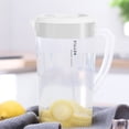 thumbnail image 1 of Djunllk 44 oz 1.3 Liter Pitcher with Lid & Handle Large Water Jug for Ice Tea Cold Water Juice Containers for Coffee Juice and Homemade Beverage, 1 of 8