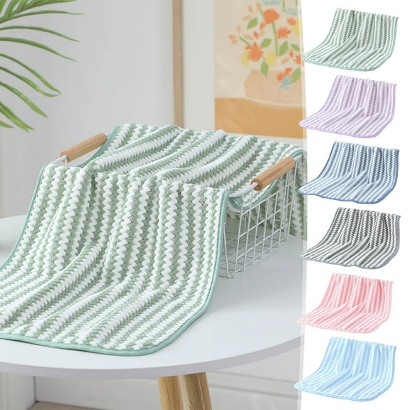 kladzum Bath Towels Coral Velvet Towels for Bathroom, 13.39x29.53in Towels Adult Daily Use Household Hygroscopic Dry Towel Hair Beach Towel Bathroom Towels