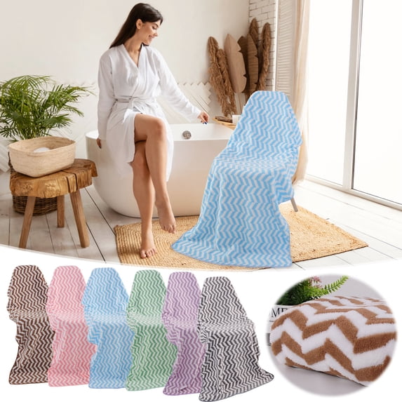Djunllk Bath Towels - Soft Velvet Bath Sheets Bathroom Towel Wrap, Absorbent, Dry Quickly, Moderately Thick, All Season Use, 55 x 28 inch