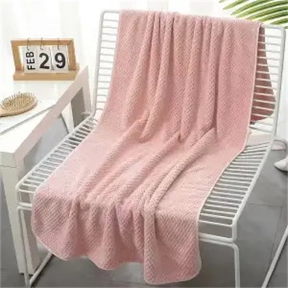 Djunllk Bath Towels - Soft Velvet Bath Sheets Bathroom Towel Wrap, Absorbent, Dry Quickly, Moderately Thick, All Season Use, 59 x 31 inch