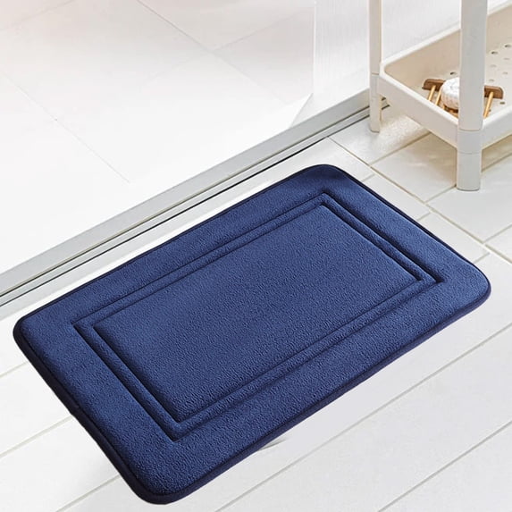 Djunllk Bathroom Rugs - Stain Resistant Floor Mat Stylish Doormat for Bathroom Entryway Room Kitchen Indoor, 15 x 23 inch