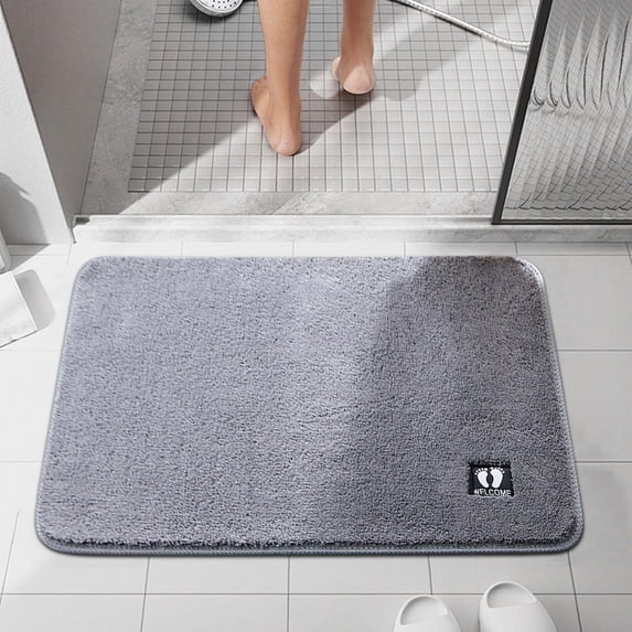 Djunllk Bathroom Rugs - Stain Resistant Floor Mat Stylish Doormat for Bathroom Entryway Room Kitchen Indoor, 15 x 23 inch
