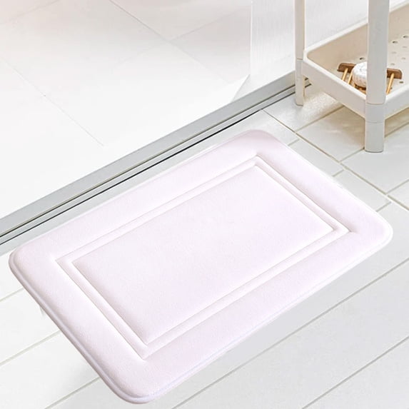 Djunllk Bathroom Rugs - Stain Resistant Floor Mat Stylish Doormat for Bathroom Entryway Room Kitchen Indoor, 15 x 23 inch