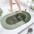 thumbnail image 1 of Djunllk Bathroom Rugs Super Absorbent Quick Dry Non Slip Backing Washable Bathroom Floor Mats Shower Rug for in Front of Bathtub Shower Room Bathroom Mats 16x24in, 1 of 7