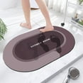 thumbnail image 1 of Djunllk Bathroom Rugs Super Absorbent Quick Dry Non Slip Backing Washable Bathroom Floor Mats Shower Rug for in Front of Bathtub Shower Room Bathroom Mats 16x24in, 1 of 7