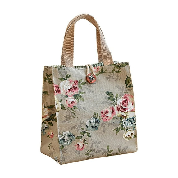 kladzum Bento Bag Student with Rice Portable Lunch Bag Thermal Insulation Lunch Box Bag, Lunch Bag