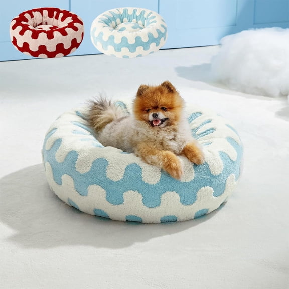 Djunllk Calming Cat Bed Cozy Sleeping Pad Washable Soft Pet Couch for Puppy Kitten Small Pets