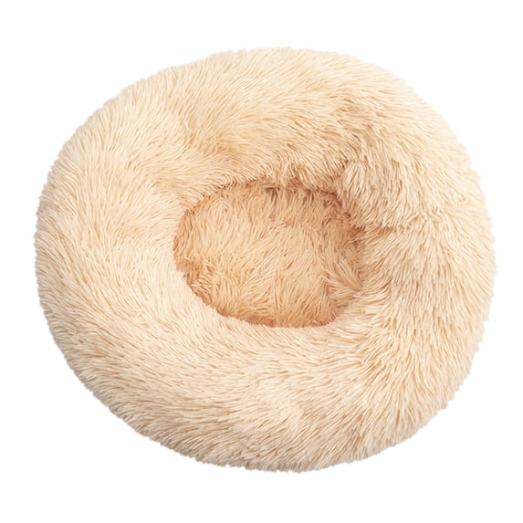 Djunllk Calming Cat Bed Cozy Soft Sleeping Pad Washable Fur Small Dog Bed for Puppy Kitten Small Pets