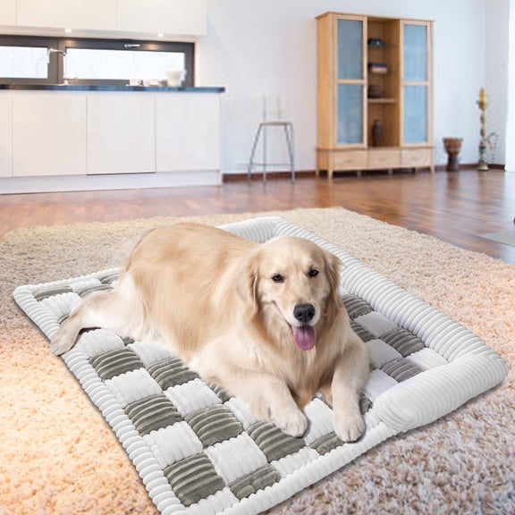 Djunllk Cat Bed Indoor Cozy Soft Sleeping Pad All Season Washable Pet Couch for Puppy Kitten Small Pets