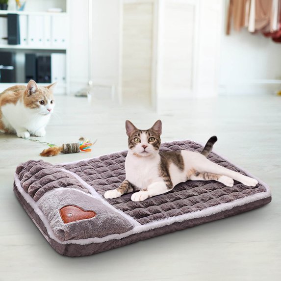 Djunllk Cat Bed Soft Cozy Pet Couch Washable Small Dog Bed for Puppy Kitten Small Pets