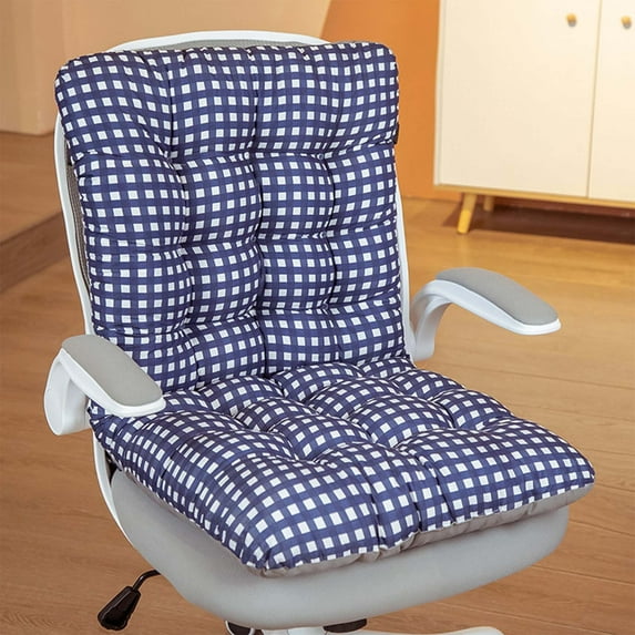 Djunllk Chair Cushion - Indoor Glider Cushions Higher Quality Filling with Ties, Comfortable Chair Cushion for Kitchen 17.7" x 33.4"