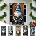 thumbnail image 1 of Djunllk Christmas Celebration Door Cover Winter Door Cover for Holiday Door Banner Photo Background Door Decoration Home Party Decoration Supplies, 70.8 x 35.4, 1 of 7
