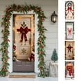 thumbnail image 1 of Djunllk Christmas Door Cover Decoration Photography Backdrop Outdoor Sign for Home Wall Indoor Outdoor Party, 72.8 x 35.4, 1 of 7