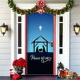 thumbnail image 1 of Djunllk Christmas Door Cover Decoration Photography Backdrop Outdoor Sign for Home Wall Indoor Outdoor Party, 78.7 x 35.4, 1 of 5