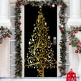 thumbnail image 1 of Djunllk Christmas Door Cover Door Hanging Banner Winter Banner Photo Background Door Decoration New Year Home Party Decoration Supplies, Christmas Decorations, 79.9 x 35.8, 1 of 3