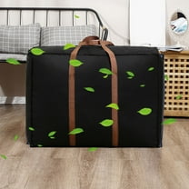 Djunllk Clothing Storage Bags, Clothes Storage Bins Foldable Closet Organizers Storage Containers with Reinforced Handle for Clothing, Blanket, Comforters, Bed Sheets, Pillows and Toys
