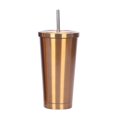 thumbnail image 1 of Djunllk Coffee Tumbler with Straw 17oz Portable Insulated Stainless Steel Coffee Cup, 1 of 4