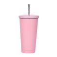 thumbnail image 1 of Djunllk Coffee Tumbler with Straw 17oz Portable Insulated Stainless Steel Coffee Cup, 1 of 4