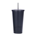 thumbnail image 1 of Djunllk Coffee Tumbler with Straw 17oz Portable Insulated Stainless Steel Coffee Cup, 1 of 5